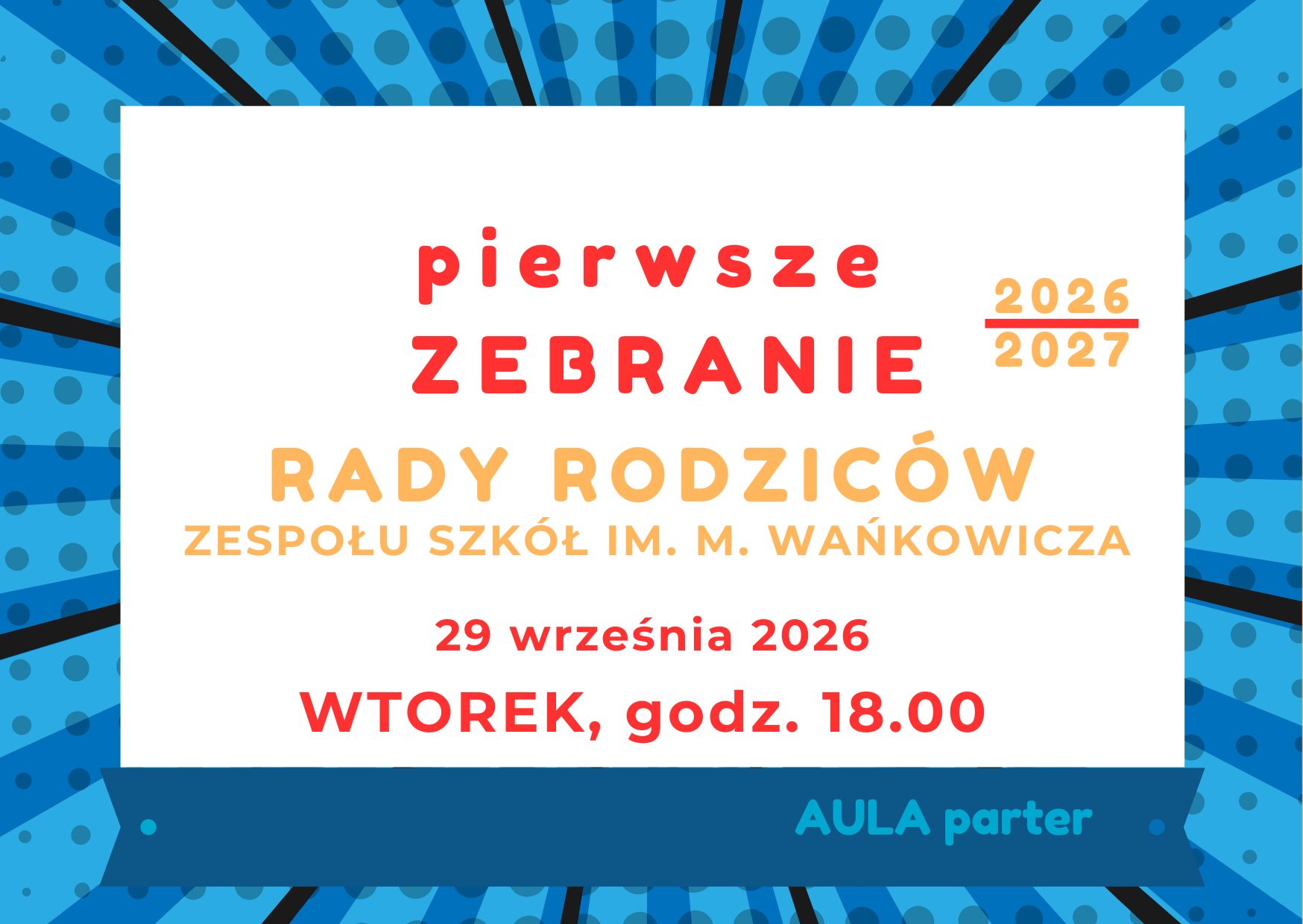 Zebranie Rady Rodziców